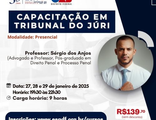 Capacitação em Tribunal do Júri – ID 774