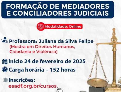 Formação de Mediadores e Conciliadores Judiciais – ID 715